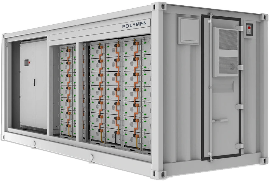 20 ft containerised battery energy storage system with LFP racks, smart EMS and POLYMEN nameplate